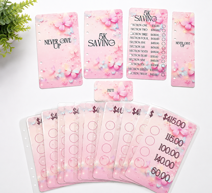 5K Pink A6 Butterfly Bundle