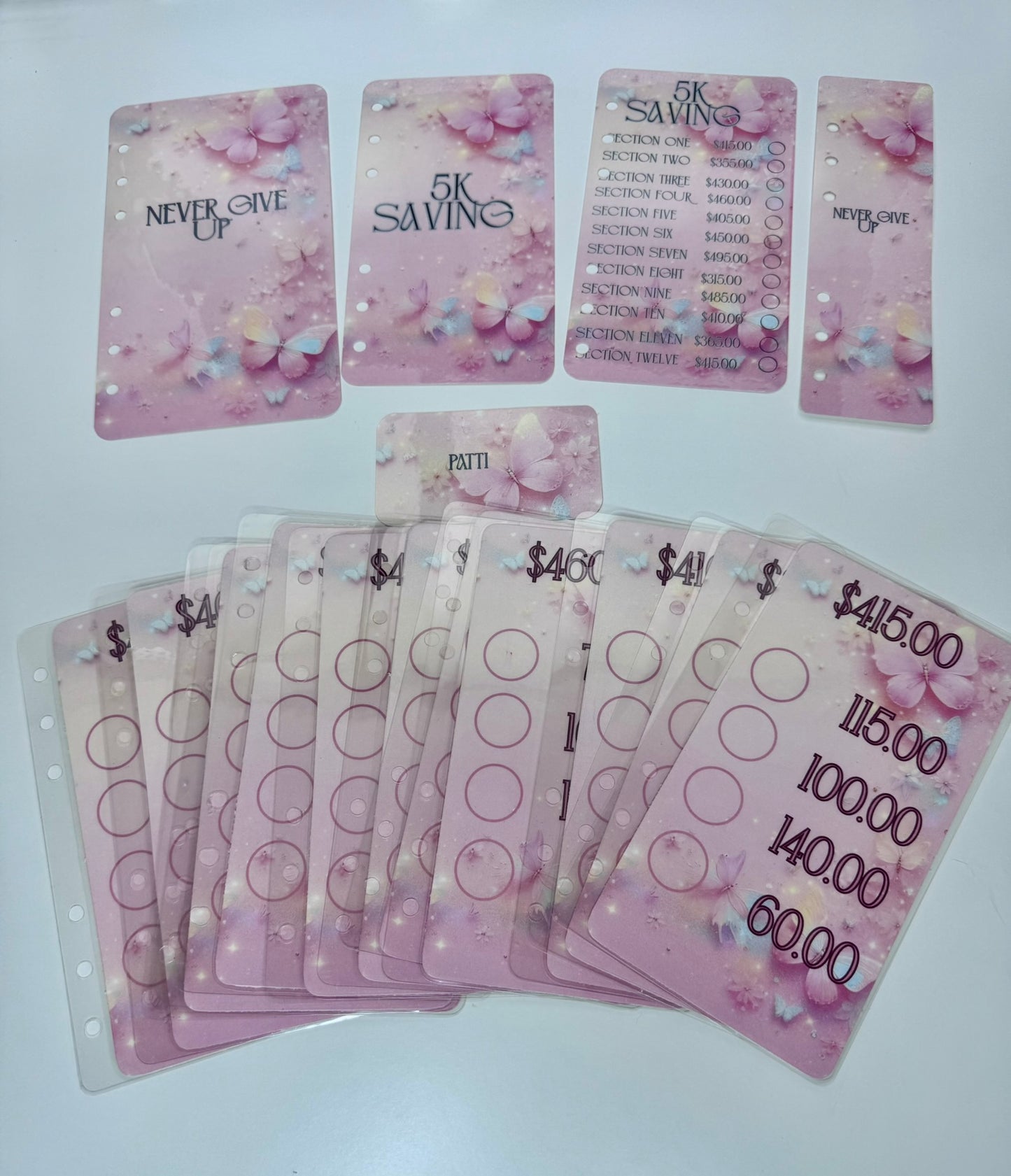 5K Pink A6 Butterfly Bundle