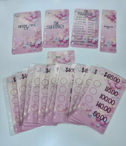 5K Pink A6 Butterfly Bundle