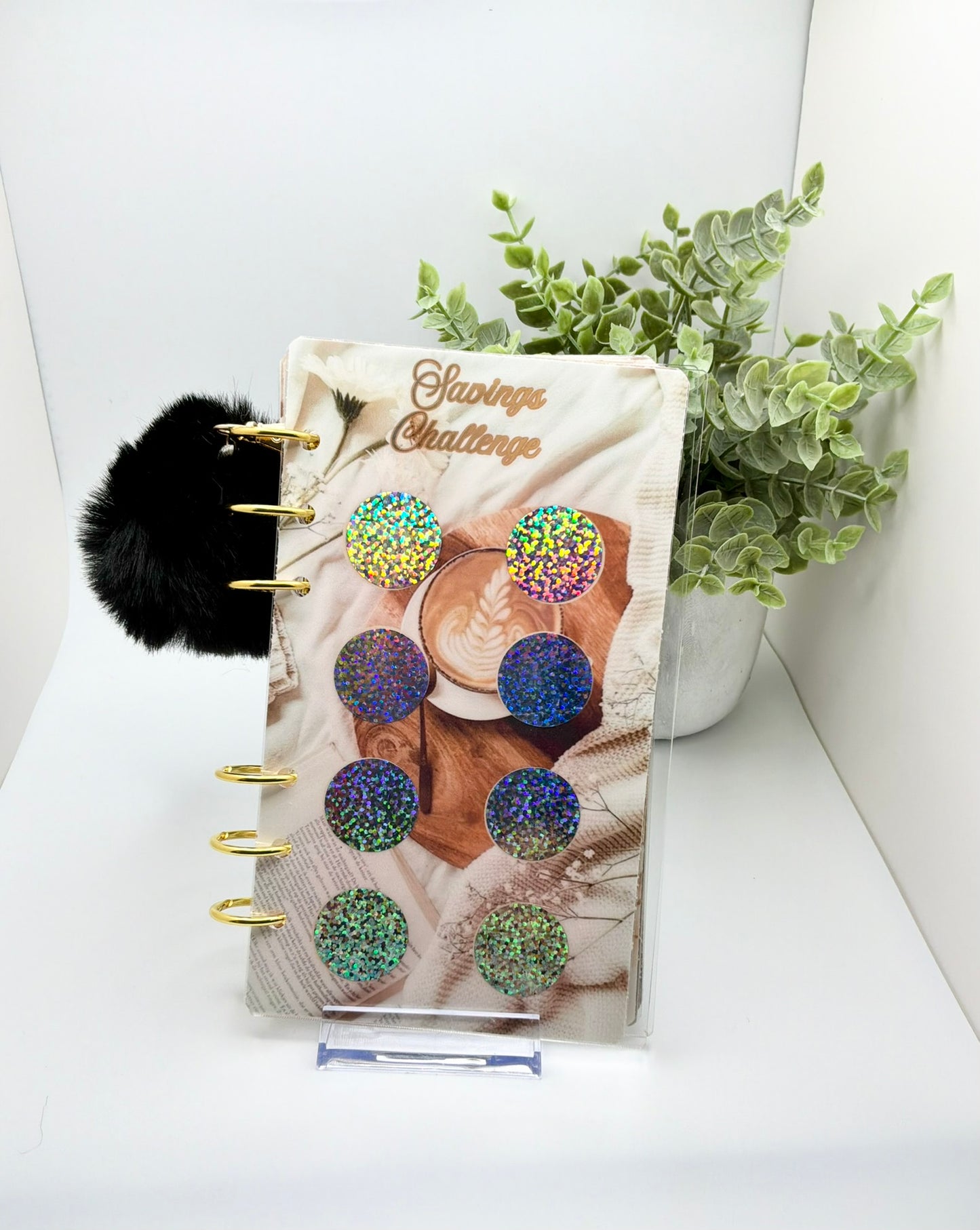 A6 Savings Challenge Binder | Cash Stuffing Tracker | Budget Binder with Scratch-Off Savings Challenges