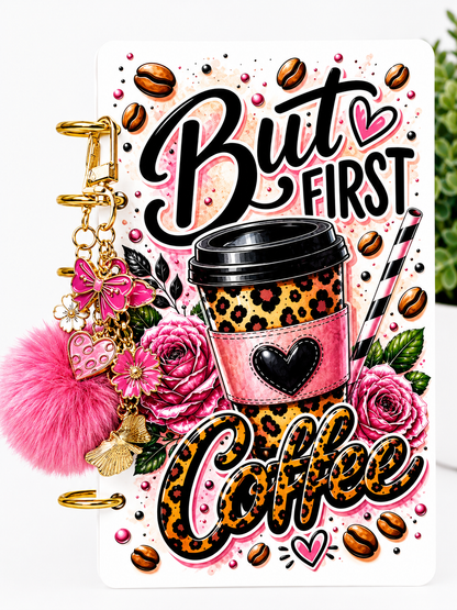 Coffee First Savings Challenge Bundle | Cash Stuffing Challenge Binder Inserts | A6 Savings Trackers | Budget Binder Challenge Set
