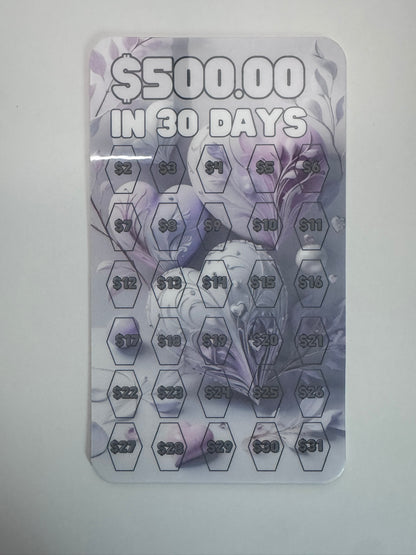 500.00 30 Day Savings