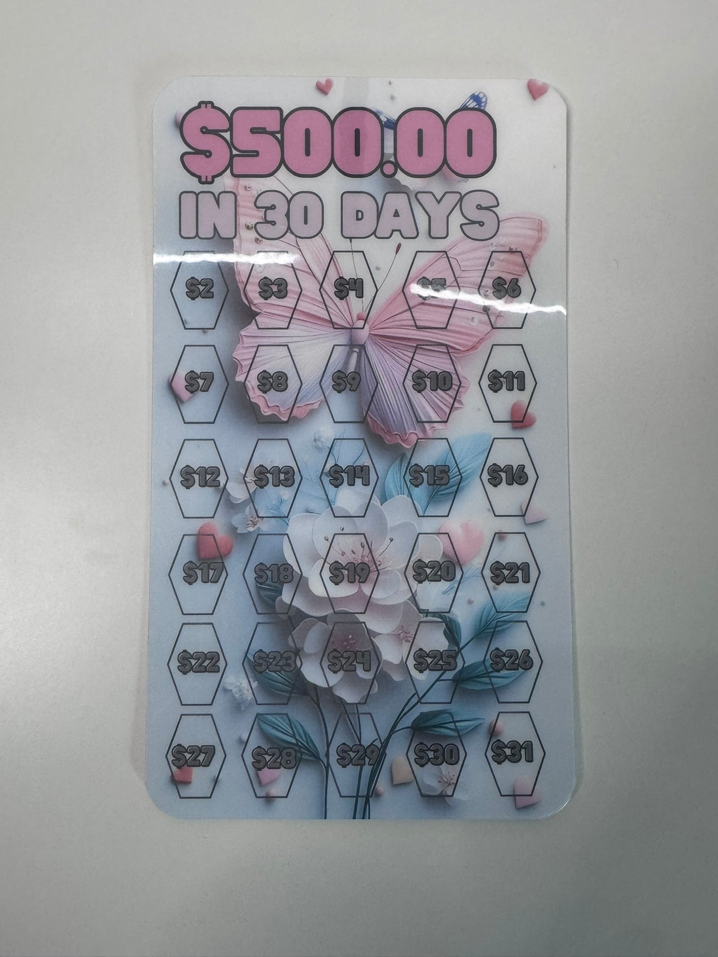 500.00 30 Day Savings