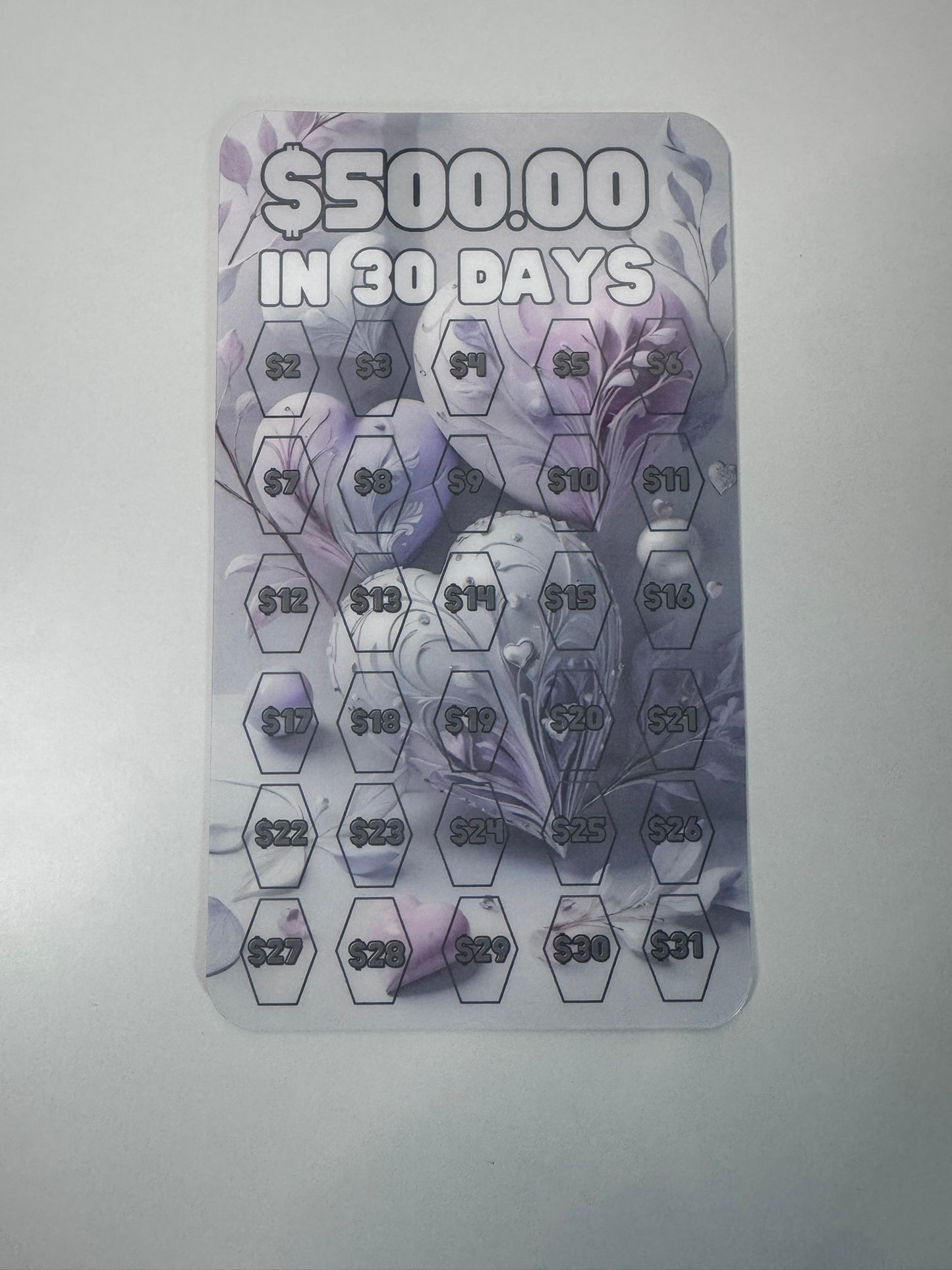 500.00 30 Day Savings