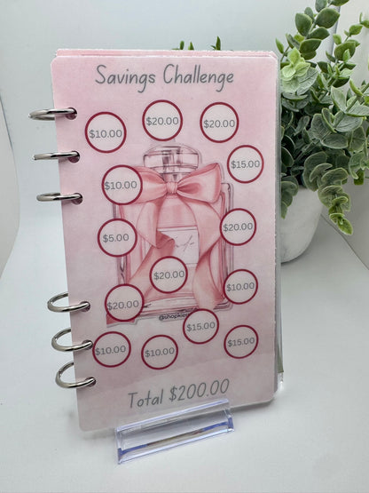 A6 Savings Challenge Binder Bundle Set Limited Addition Pretty Lady Set