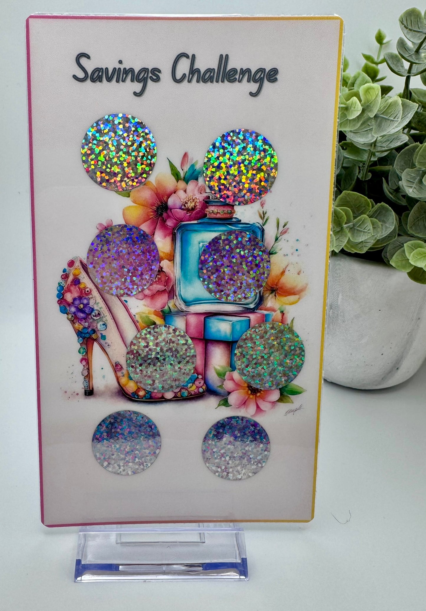 Bundle of 6 Savings Challenges | Scratch-Off Money Saving Boards | Cash Stuffing Challenge Set | PB Custom Designs