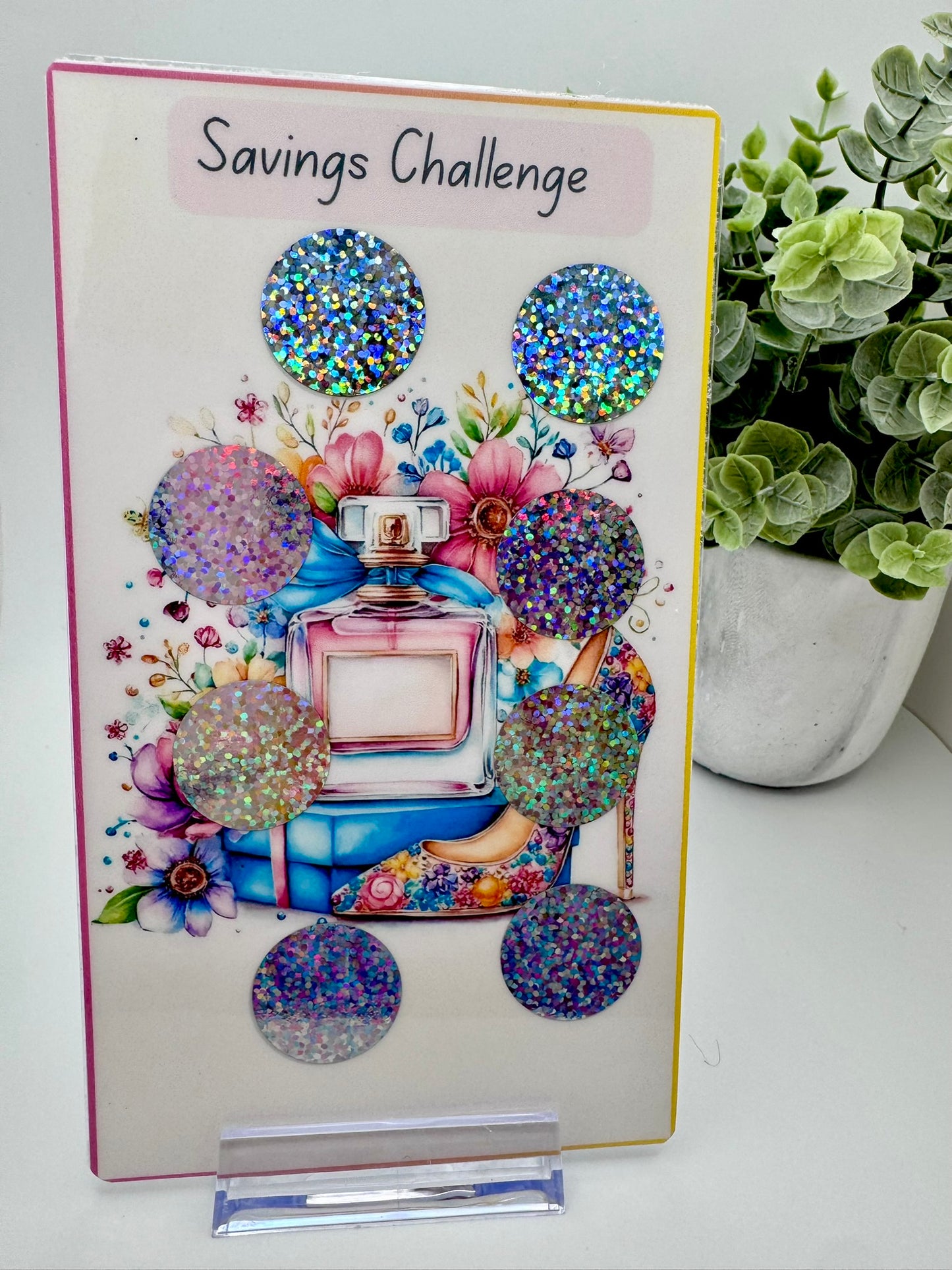 Bundle of 6 Savings Challenges | Scratch-Off Money Saving Boards | Cash Stuffing Challenge Set | PB Custom Designs