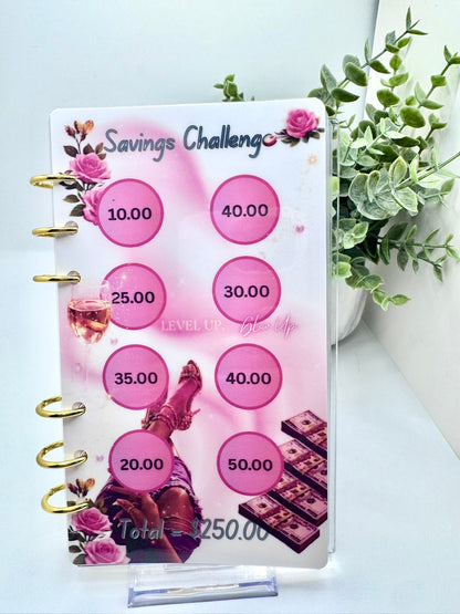 Luxury Self-Love Scratch-Off Savings Challenge Binder