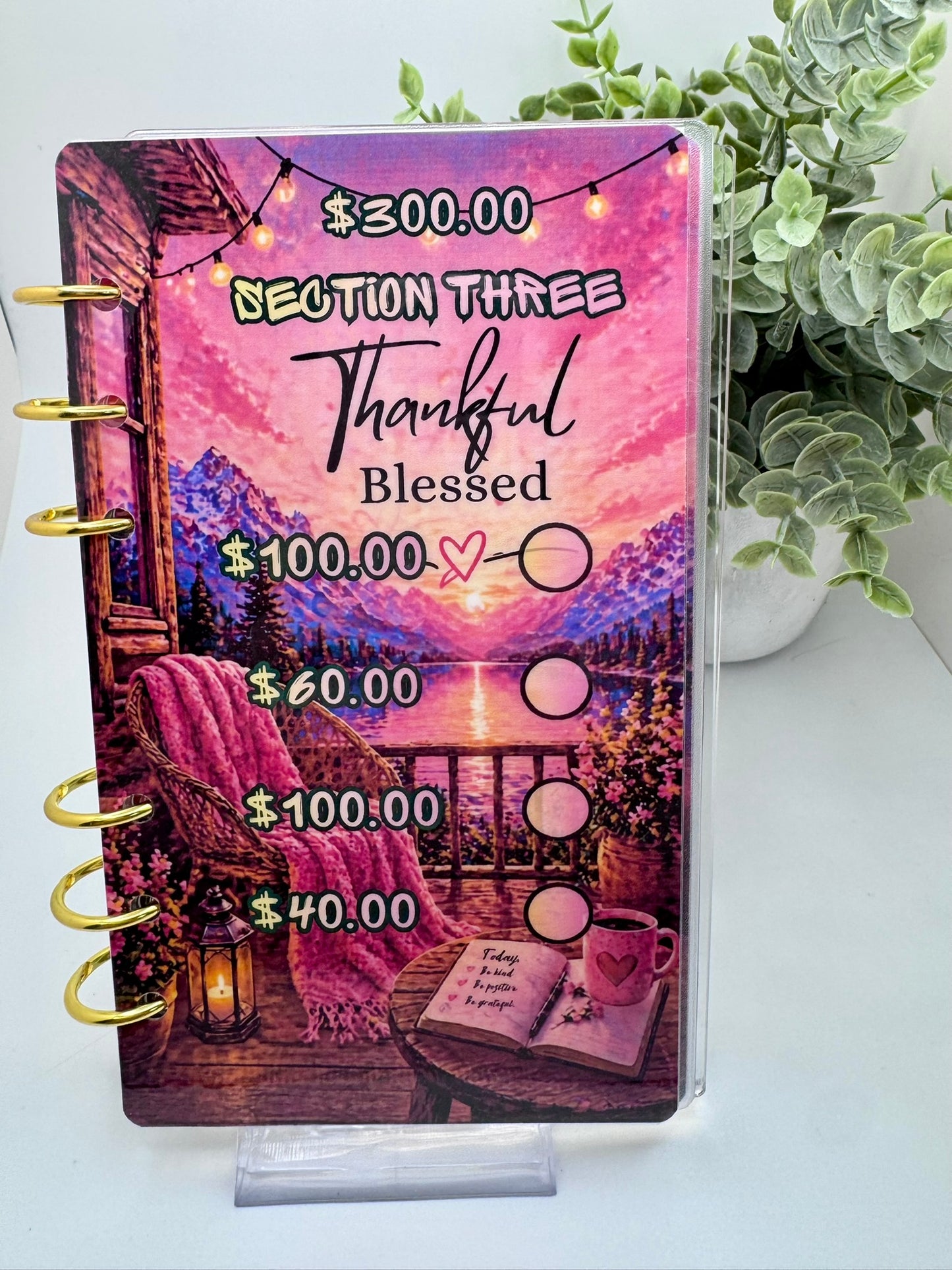 A6 1K Savings Challenge Binder Bundle | Cash Stuffing Kit | Pink Aesthetic Budget Binder Limited Ediotion