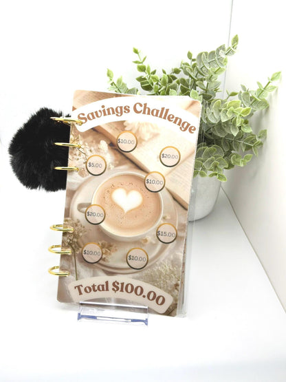 A6 Savings Challenge Binder, Cash Stuffing, Budget Planner, Sinking Funds Organizer