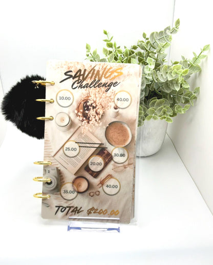 A6 Savings Challenge Binder, Cash Stuffing, Budget Planner, Sinking Funds Organizer
