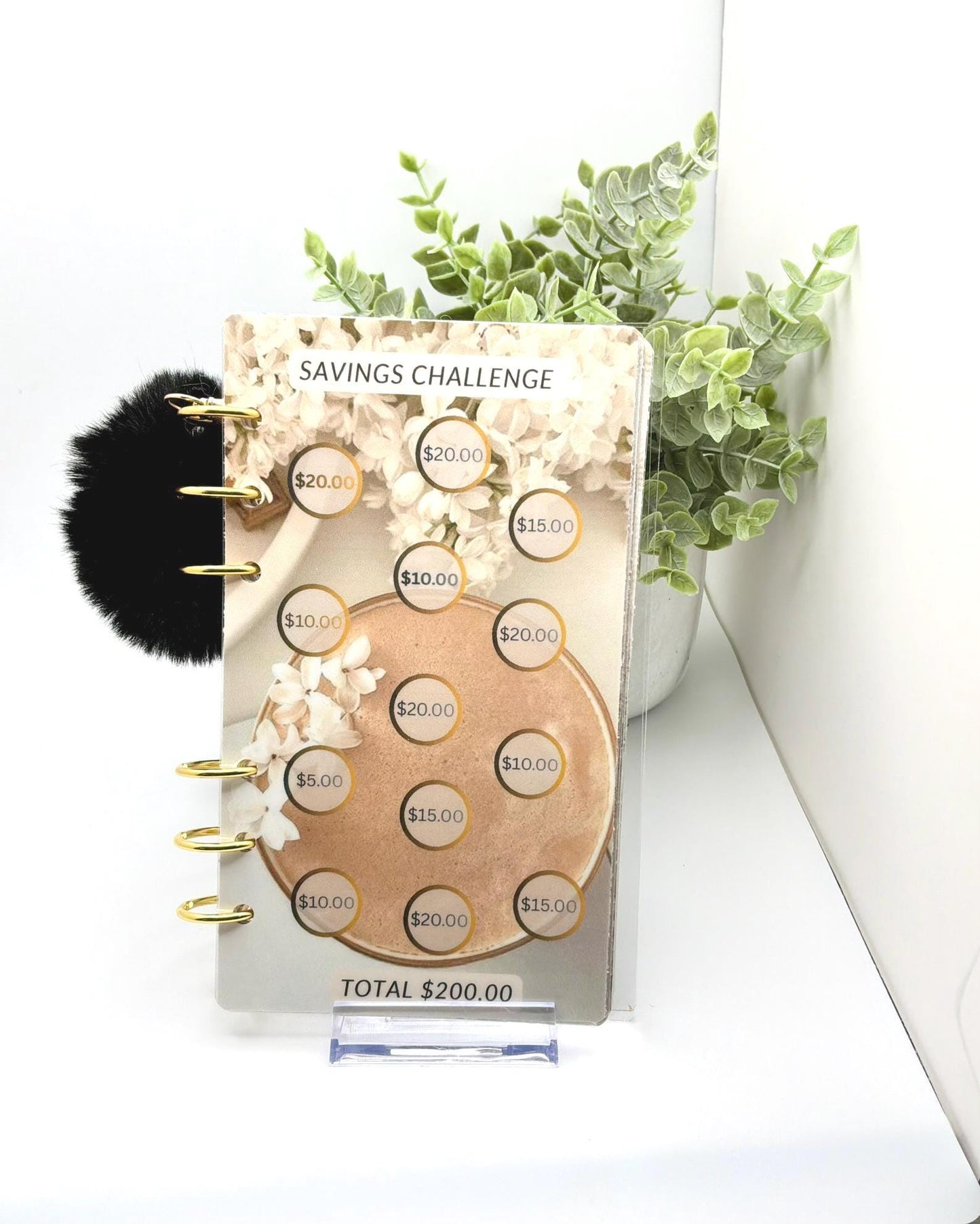 A6 Savings Challenge Binder, Cash Stuffing, Budget Planner, Sinking Funds Organizer