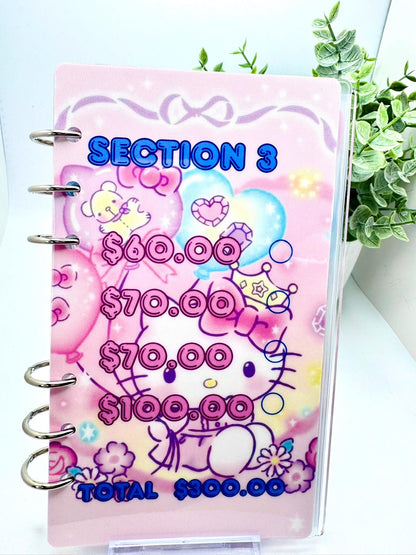 Hello Kitty Inspired 1K Savings Challenge Binder