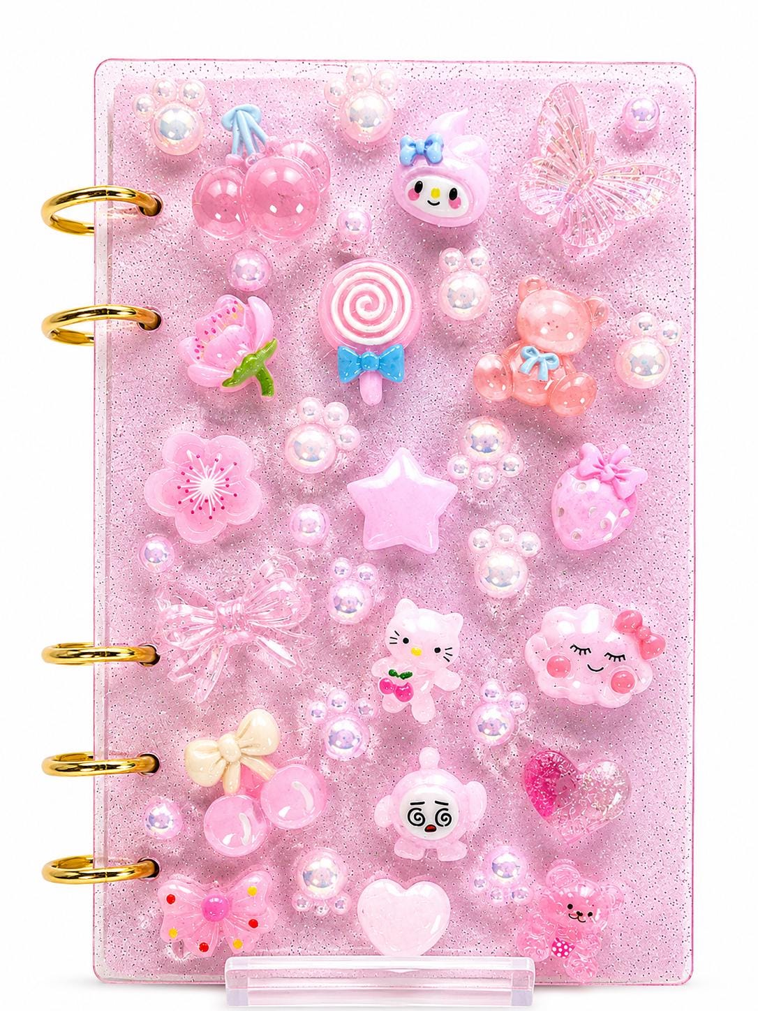 A6 Kawaii Budget Binder | Pink Cash Stuffing Savings Challenge Binder