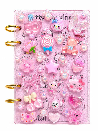 A6 Kawaii Budget Binder | Pink Cash Stuffing Savings Challenge Binder