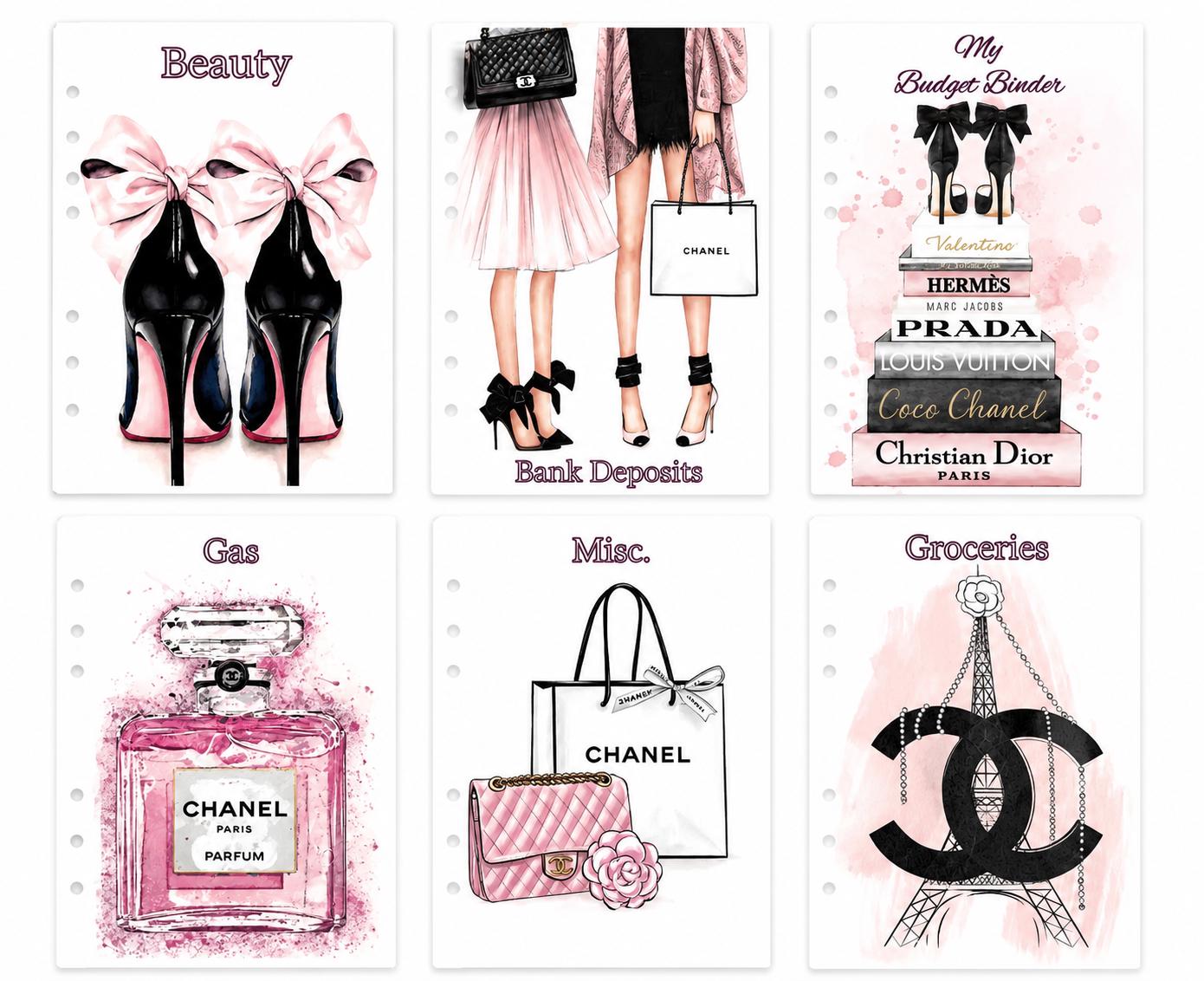 Luxury Pink Cash Envelopes | A6 Budget Binder Inserts | Cash Stuffing