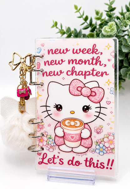 Hello Kitty Savings Challenge Binder | Kawaii Cash Stuffing Binder | Cute Pink Budget Binder | A6 Savings Book