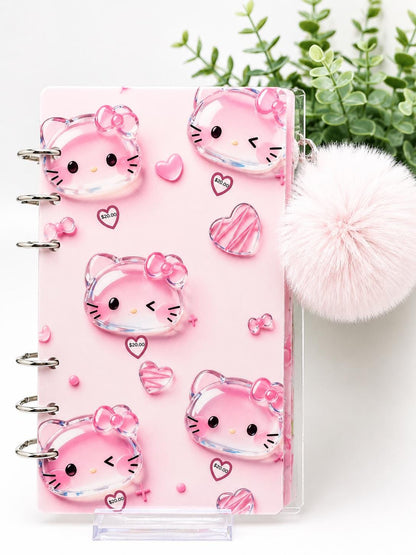 Hello Kitty Savings Challenge Binder | Kawaii Cash Stuffing Binder | Cute Pink Budget Binder | A6 Savings Book
