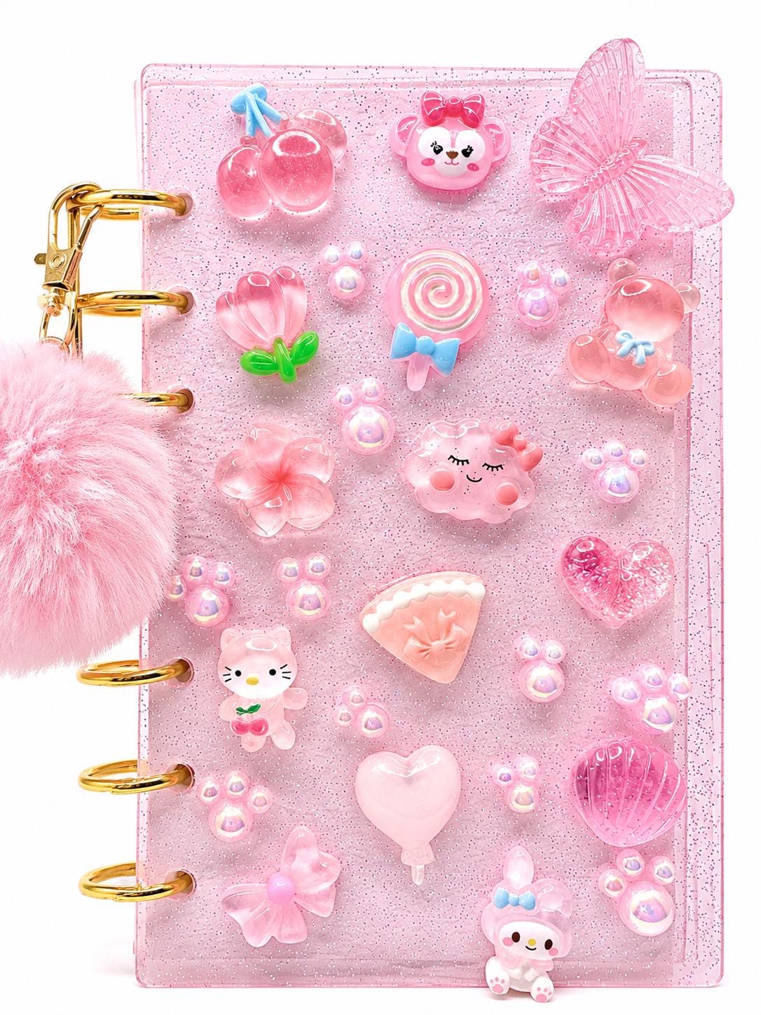 A6 Kawaii Budget Binder | Pink Cash Stuffing Savings Challenge Binder