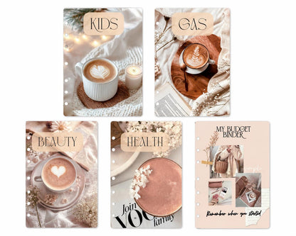 Coffee Theme Cash Envelopes, Custom Made, Savings Budgeting