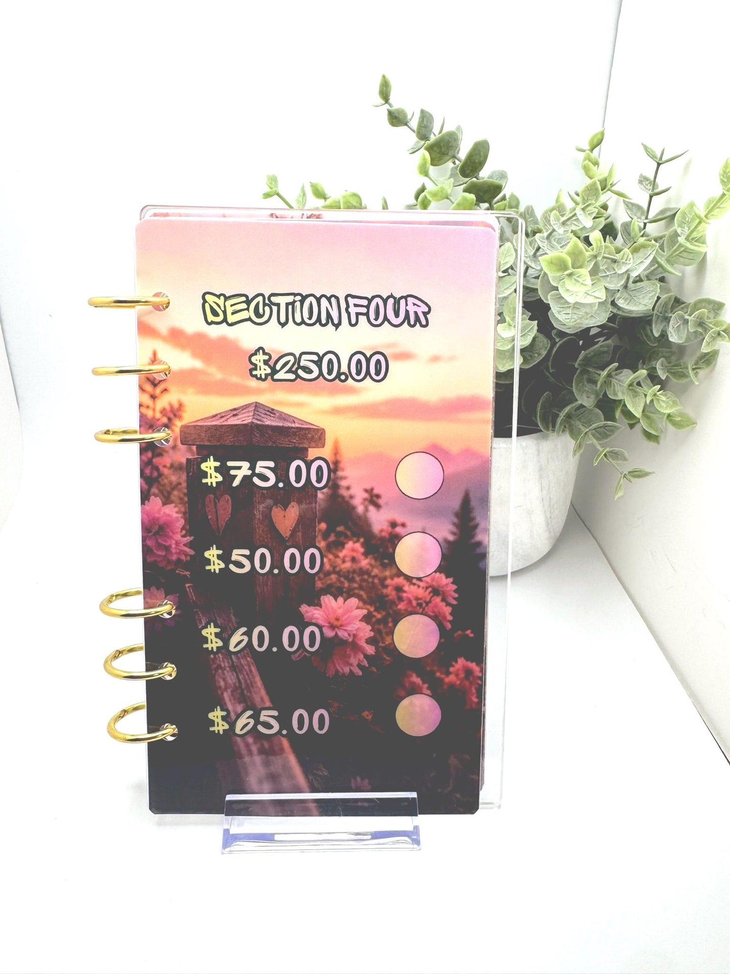 1K Savings Challenge Binder | Cash Stuffing Challenge | A6 Budget Binder | Savings Tracker | Money Saving Binder