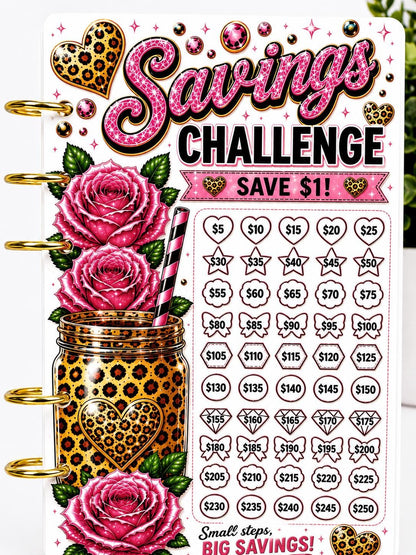 Coffee First Savings Bundle | 6 Cash Stuffing Challenge Cards