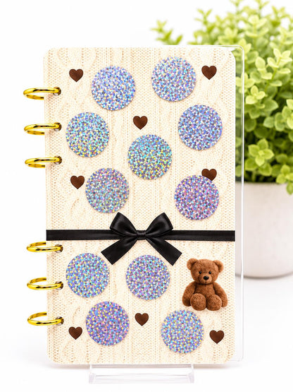 Teddy Bear Cash Stuffing Binder | A6 Budget Tracker for Money Goals