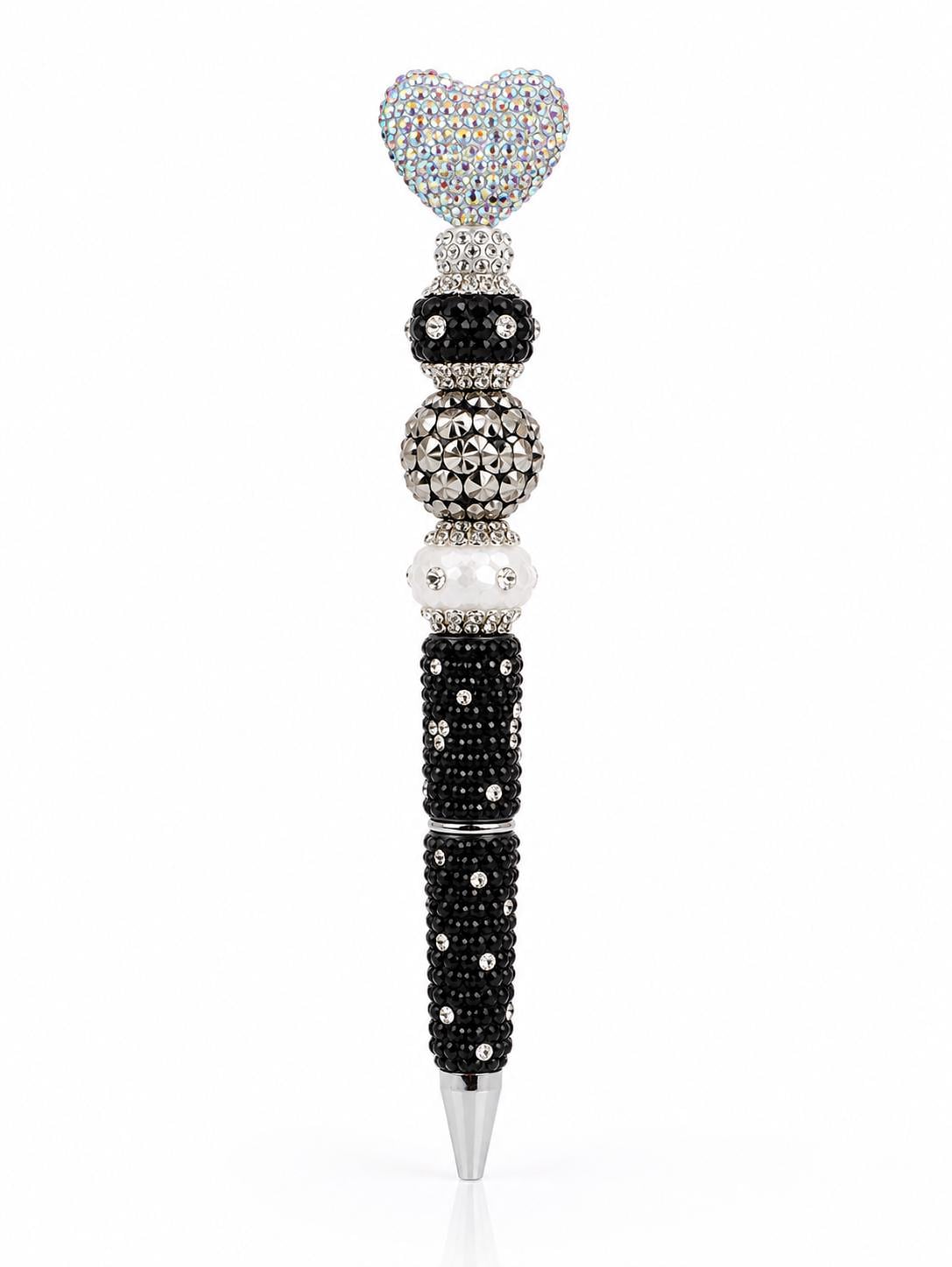 Handmade Crystal Bling Ballpoint Pen, Rhinestone Decorative Sparkly Writing Tool