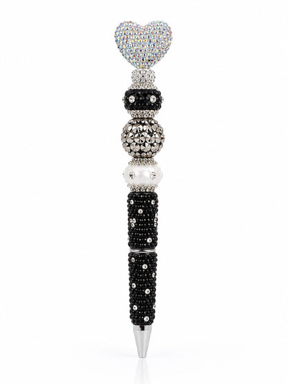 Handmade Crystal Bling Ballpoint Pen, Rhinestone Decorative Sparkly Writing Tool