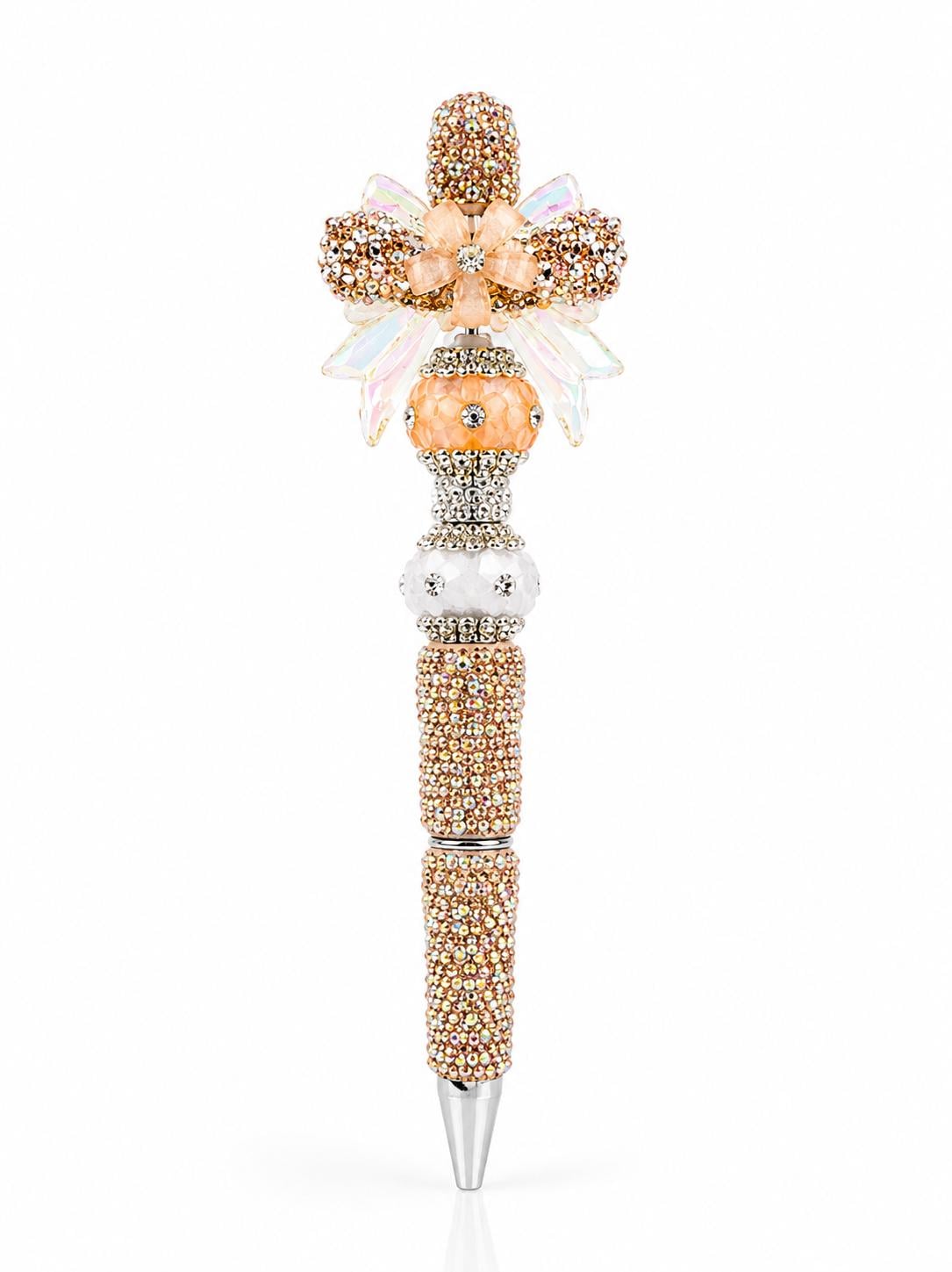 Handmade Crystal Bling Ballpoint Pen, Rhinestone Decorative Sparkly Writing Tool