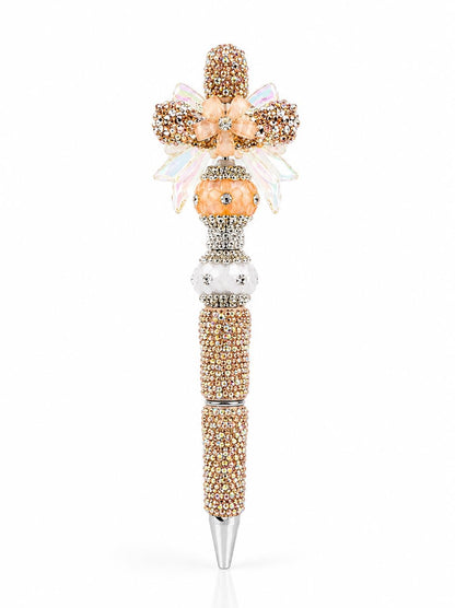 Handmade Crystal Bling Ballpoint Pen, Rhinestone Decorative Sparkly Writing Tool