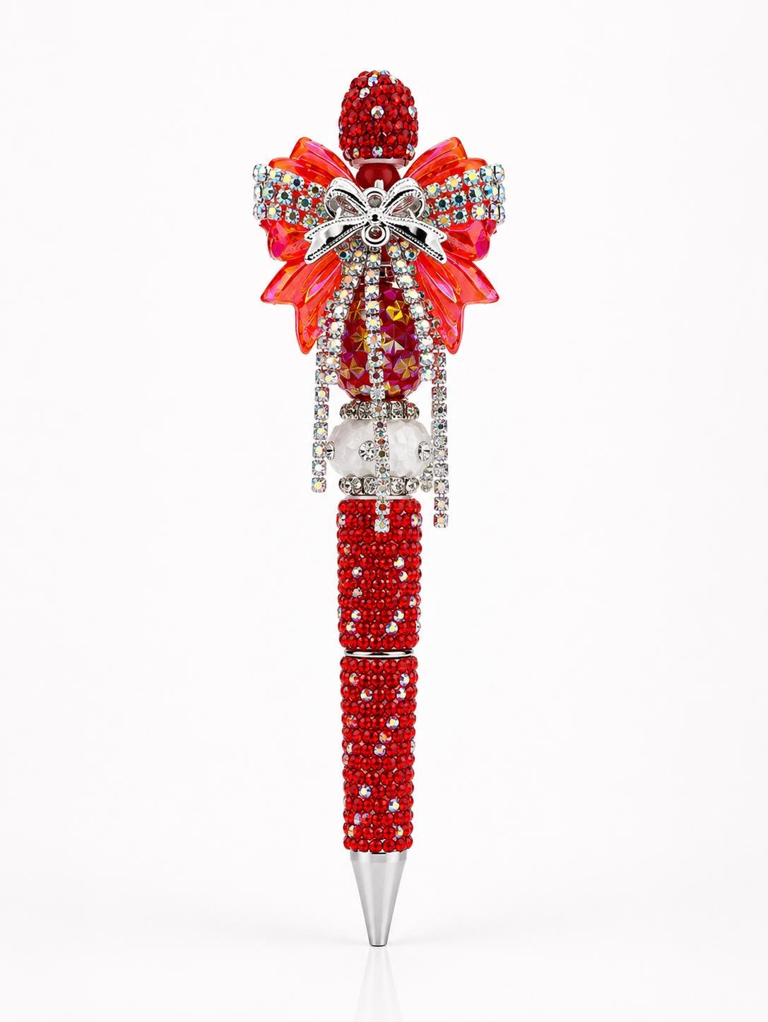 Handmade Crystal Bling Ballpoint Pen, Rhinestone Decorative Sparkly Writing Tool