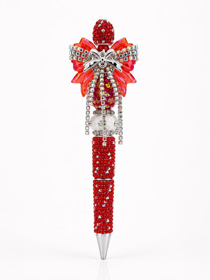 Handmade Crystal Bling Ballpoint Pen, Rhinestone Decorative Sparkly Writing Tool