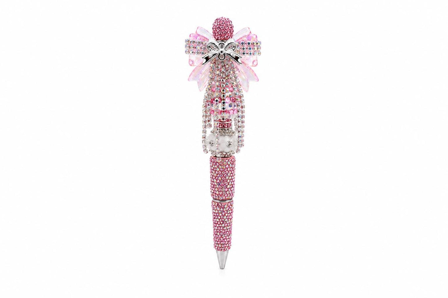 Handmade Crystal Bling Ballpoint Pen, Rhinestone Decorative Sparkly Writing Tool