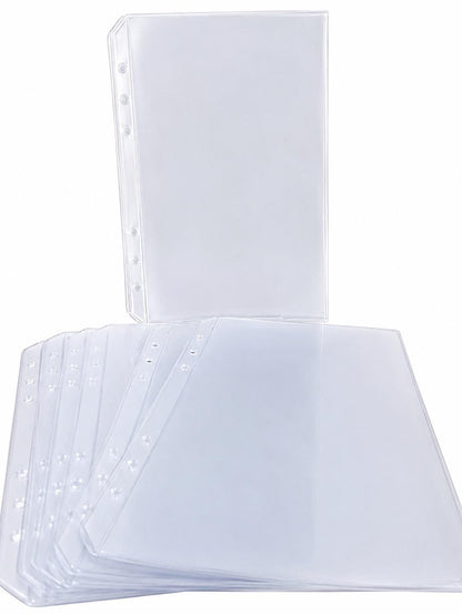 Clear Cash Envelopes | A6 Budget Binder Inserts | Cash Stuffing Envelopes | PVC Budget Wallet | Savings System