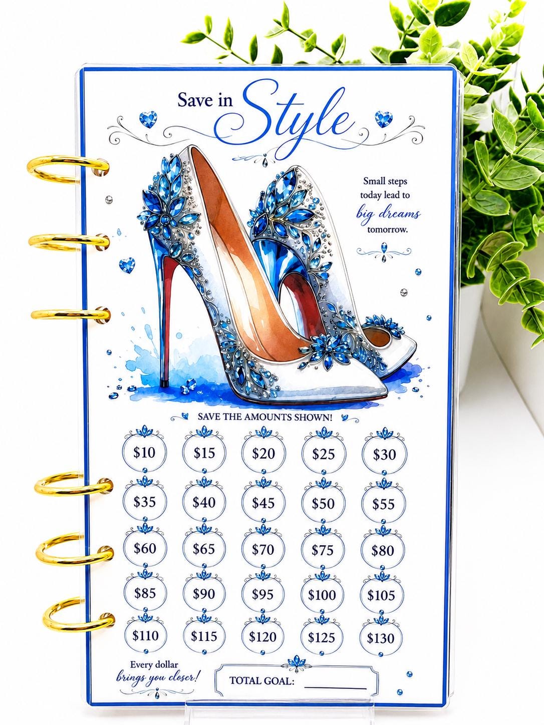 Savings Challenge Bundle | Roll & Save | Cash Stuffing Challenge | A6 Budget Binder | Leopard Money Saving Tracker
