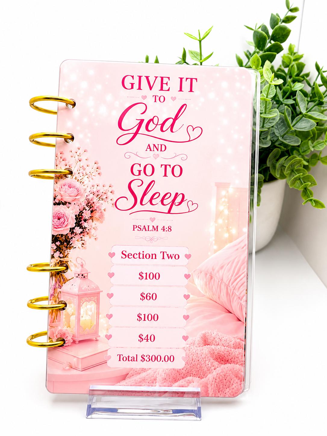 Christian Cash Stuffing Binder | Faith Based Budget Binder | 2K Savings Challenge | Bible Verse Savings Tracker | A6 Acrylic Binder