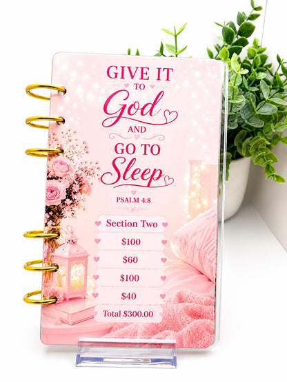 Christian Cash Stuffing Binder | Faith Based Budget Binder | 2K Savings Challenge | Bible Verse Savings Tracker | A6 Acrylic Binder
