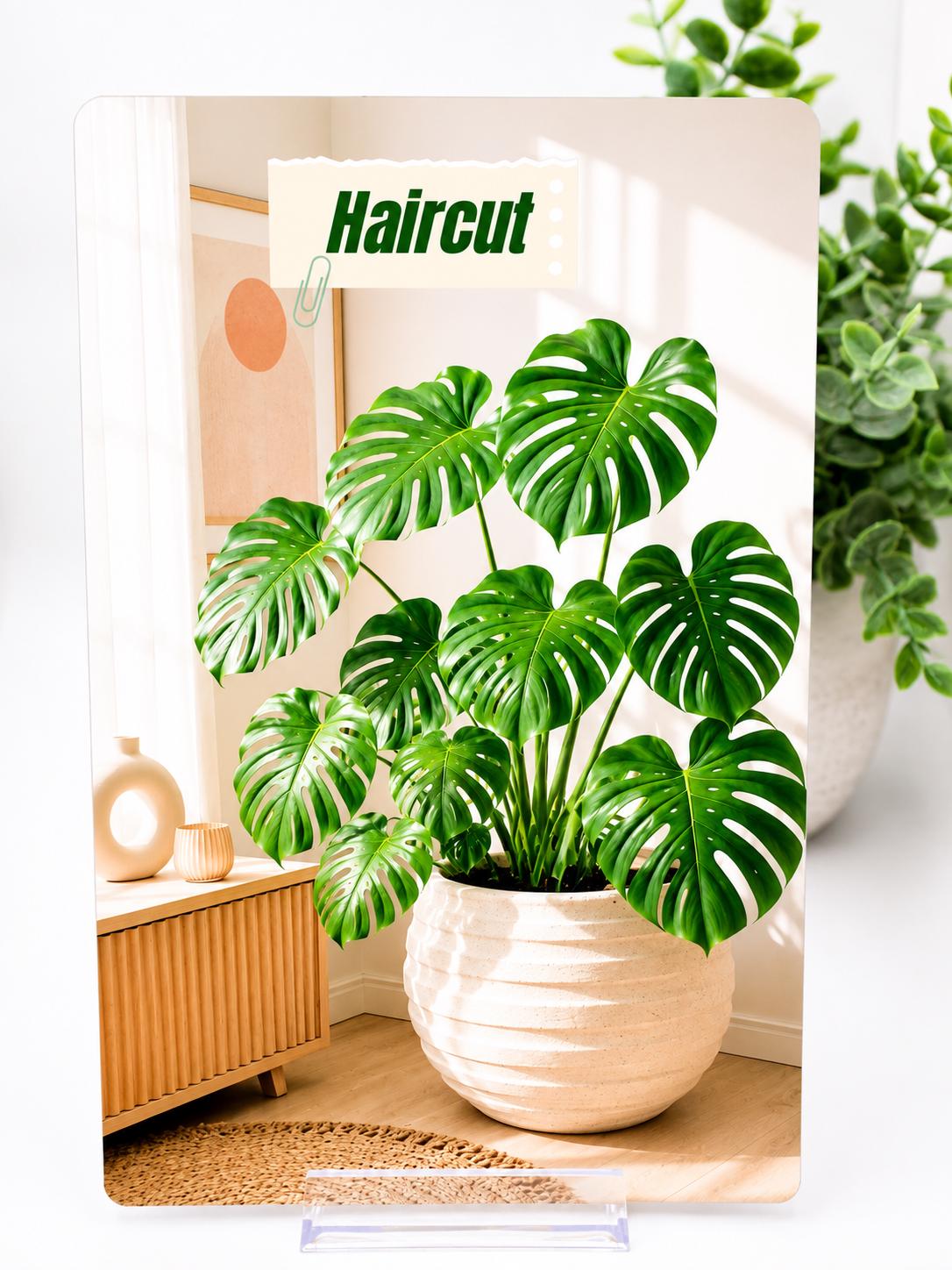 Personalized Monstera Cash Envelopes Set | Custom Name Cover (A6 Budget Binder)