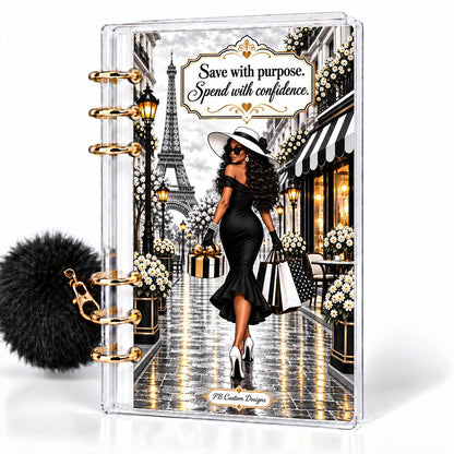 Uptown Paris 1K Savings Challenge A6 Cash Binder Bundle