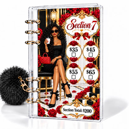 Uptown Luxe 1K Savings Challenge A6 Binder Bundle