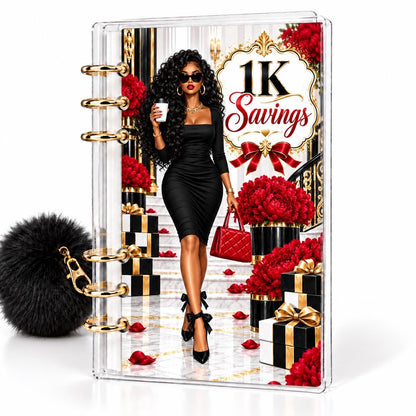 Uptown Luxe 1K Savings Challenge A6 Binder Bundle