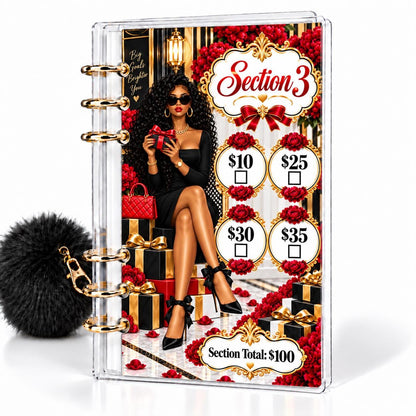 Uptown Luxe 1K Savings Challenge A6 Binder Bundle