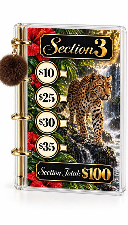 Fierce Luxe 1K Savings Challenge A6 Cash Binder Bundle