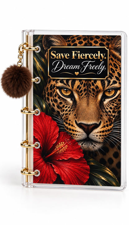 Fierce Luxe 1K Savings Challenge A6 Cash Binder Bundle
