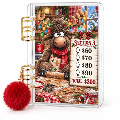 Moose Christmas 2K Savings Challenge A6 Acrylic Binder Budget Set