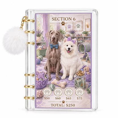 Dog Lovers Savings Challenge Binder: 1K Goal