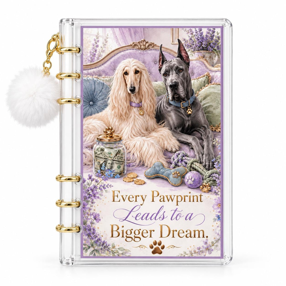 Dog Lovers Savings Challenge Binder: 1K Goal