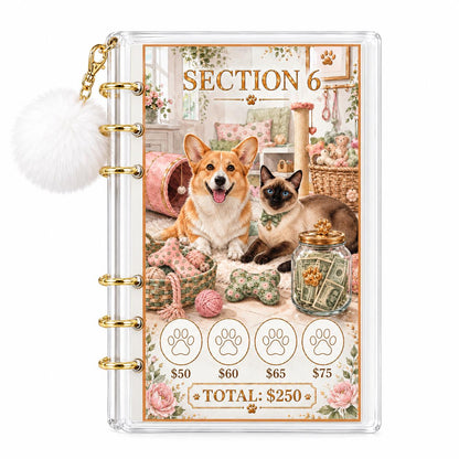 Dog Cat Savings Challenge Binder Bundle: 1K Goal