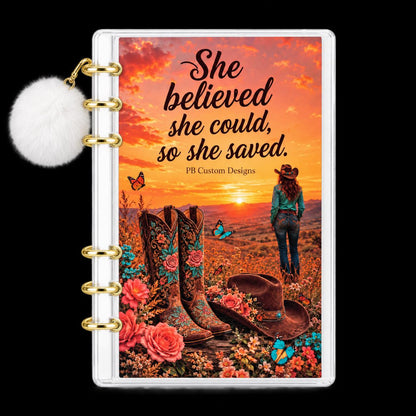 Cowgirl Savings Challenge Binder: 1K Goal